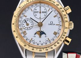 Omega Speedmaster Reduced 3330.20.00 (Onbekend (willekeurig serienummer)) - Wit wijzerplaat 39mm Staal