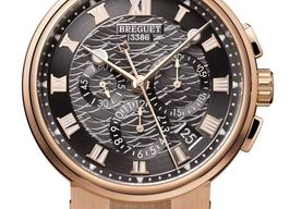 Breguet Marine 5527BR/G3/5WV (2026) - Grijs wijzerplaat 42mm Roségoud