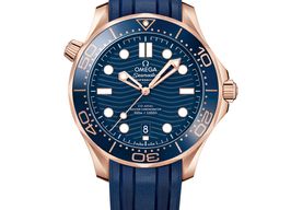 Omega Seamaster Diver 300 M 210.62.42.20.03.001 (2025) - Blue dial 42 mm Rose Gold case