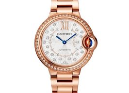Cartier Ballon Bleu WJBB0082 (2025) - Silver dial 33 mm Rose Gold case