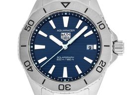 TAG Heuer Aquaracer WBP1113.BA0000 (2025) - Blauw wijzerplaat 40mm Staal