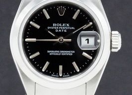 Rolex Oyster Perpetual Lady Date 79160 (2000) - Zwart wijzerplaat 26mm Staal