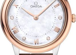 Omega De Ville 434.23.30.60.55.001 (2024) - White dial 30 mm Gold/Steel case