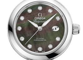 Omega De Ville Ladymatic 425.30.34.20.57.004 (2026) - Parelmoer wijzerplaat 34mm Staal