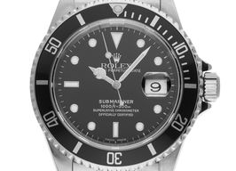 Rolex Submariner Date 16610 (2001) - Black dial 40 mm Steel case
