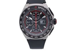 TAG Heuer Formula 1 CBZ2082.FT8096 (2025) - Zwart wijzerplaat 43mm Titanium