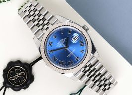 Rolex Datejust 41 126334 (2024) - Blauw wijzerplaat 41mm Staal