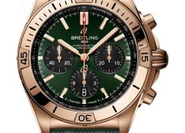 Breitling Chronomat 42 RB0134101L1S1 (2026) - Green dial 43 mm Red Gold case