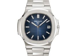 Patek Philippe Nautilus 5811/1G-001 (2023) - Blue dial 41 mm White Gold case