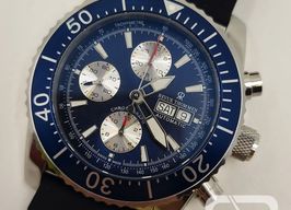 Revue Thommen Diver's Day-Date Chronograph 17030.6535 (2024) - Blauw wijzerplaat 45mm Staal