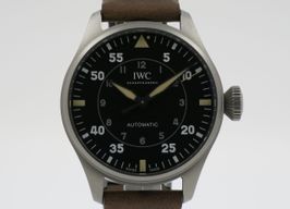 IWC Big Pilot IW329701 (2022) - Zwart wijzerplaat 43mm Titanium