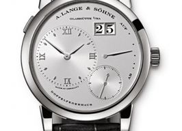 A. Lange & Söhne Lange 1 101.025 (Unknown (random serial)) - Silver dial 38 mm Platinum case