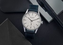 NOMOS Zürich Datum 802 (Unknown (random serial)) - White dial 40 mm Steel case