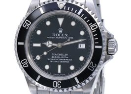 Rolex Sea-Dweller 4000 16600 (2004) - Zwart wijzerplaat 40mm Staal