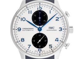 IWC Portuguese Chronograph IW371620 (2026) - White dial 41 mm Steel case