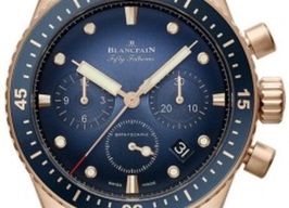 Blancpain Fifty Fathoms Bathyscaphe 5200-3640-O52A (2025) - Blue dial 44 mm Yellow Gold case