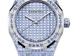 Audemars Piguet Royal Oak Selfwinding 15554BC.TF.1274BC.01 (2025) - Blue dial 37 mm White Gold case