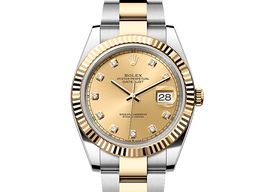 Rolex Datejust 41 126333 (2025) - Champagne wijzerplaat 41mm Goud/Staal