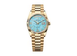 Rolex Day-Date 128238 (2023) - Green dial 43 mm Yellow Gold case