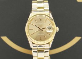 Rolex Oyster Perpetual Date 1550 (1972) - Gold dial 34 mm Steel case