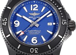 Breitling Superocean M17368D71C1S1 (Onbekend (willekeurig serienummer)) - Blauw wijzerplaat 46mm Staal