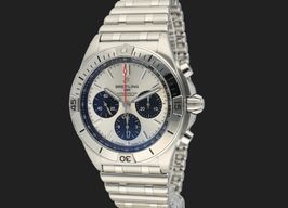 Breitling Chronomat 42 AB0134101G1A1 (2020) - Zilver wijzerplaat 42mm Staal