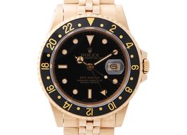 Rolex GMT-Master 16758 (1984) - Black dial 40 mm Yellow Gold case