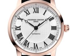 Frederique Constant Classics FC-301SWR3B4 (2024) - Wit wijzerplaat 39mm Staal