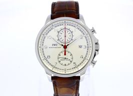 IWC Portuguese Yacht Club Chronograph IW390211 (2014) - White dial 45 mm Steel case