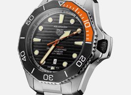 TAG Heuer Aquaracer WBP5A8A.BF0619 (2024) - Zwart wijzerplaat 45mm Titanium