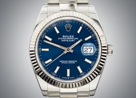 Rolex Datejust 41 126334 (2017) - Blue dial 41 mm Steel case