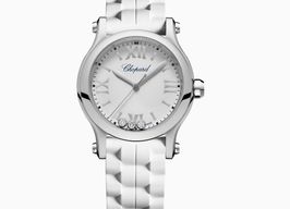 Chopard Happy Sport 278590-3001 (2025) - Wit wijzerplaat 30mm Staal