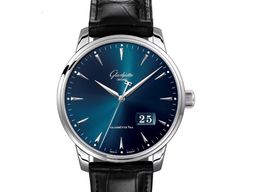 Glashütte Original Senator Excellence 36-03-04-02-30 (2023) - Blauw wijzerplaat Onbekend Staal