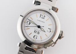 Cartier Pasha C 2475 (2008) - White dial 35 mm Steel case