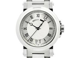 Breguet Marine 5817st/12 (Onbekend (willekeurig serienummer)) - Zilver wijzerplaat 39mm Staal