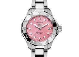 TAG Heuer Aquaracer WBP1318.BA0005 (2024) - Pink dial 34 mm Steel case