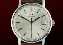 Omega Genève 166.0163 (1973) - Wit wijzerplaat 35mm Staal