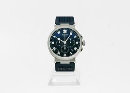 Breguet Marine 5527TI/Y1/5WV (2024) - Blauw wijzerplaat 42mm Titanium