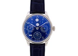 IWC Portuguese Perpetual Calendar IW503401 (2024) - Blue dial 44 mm White Gold case