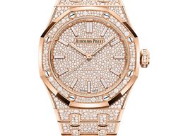 Audemars Piguet Royal Oak Selfwinding 15552OR.ZZ.1358OR.01 (2025) - Diamant wijzerplaat 37mm Roségoud