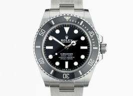 Rolex Submariner No Date 124060 (2023) - Zwart wijzerplaat 41mm Staal