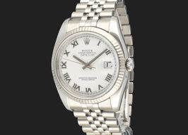 Rolex Datejust 36 116234 (2005) - Wit wijzerplaat 36mm Staal