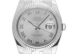 Rolex Datejust 36 116234 (2010) - Zilver wijzerplaat 36mm Staal