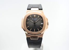 Patek Philippe Nautilus 5711R (2007) - Bruin wijzerplaat 40mm Roségoud