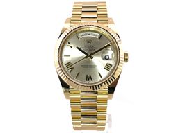 Rolex Day-Date 40 228238 (2022) - Silver dial 40 mm Yellow Gold case