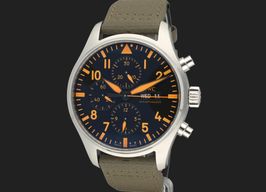 IWC Pilot Chronograph IW377730 (2024) - Black dial 43 mm Steel case