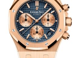 Audemars Piguet Royal Oak Chronograph 26239OR.OO.D315CR.01 (2025) - Blue dial 41 mm Rose Gold case