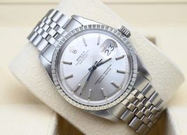 Rolex Datejust 1603 (1972) - Zilver wijzerplaat 36mm Staal