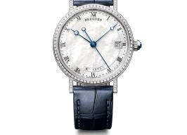 Breguet Classique 9068BB/52/976 DD00 (2026) - Pearl dial 34 mm White Gold case