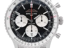 Breitling Navitimer 1 B01 Chronograph AB0138211B1A1 (2025) - Zwart wijzerplaat 43mm Staal